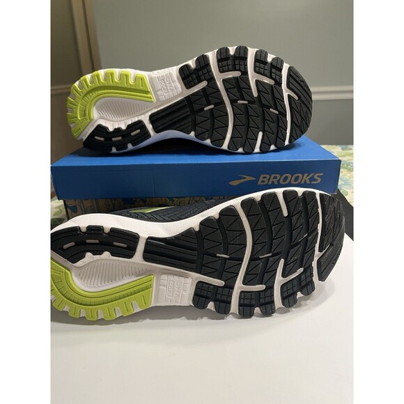 Brooks Adrenaline GTS 20 Black Green Men’s Sz 8.5 Running Gym Training main image 4
